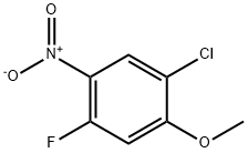 1-氯-4-氟-2-甲氧基-5-硝基苯 结构式