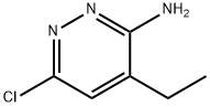 6-氯-4-乙基哒嗪-3-胺 结构式