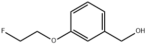 (3-(2-氟乙氧基)苯基)甲醇 结构式