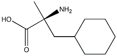 (S)-2-氨基-3-环己基-2-甲基丙酸 结构式