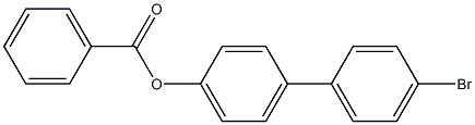 [4-(4-bromophenyl)phenyl] benzoate 结构式