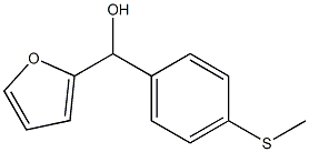 furan-2-yl-(4-methylsulfanylphenyl)methanol 结构式