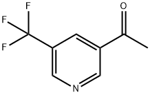 3-乙酰基-5-三氟甲基吡啶 结构式