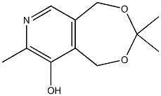[1,3]Dioxepino[5,6-c]pyridin-9-ol, 1,5-dihydro-3,3,8-trimethyl- 结构式