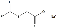 二氟甲硫基乙酸钠 结构式