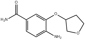 4-amino-3-(tetrahydrofuran-3-yloxy)-benzamide 结构式