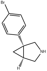 (1R,5S)-1-(4-BROMOPHENYL)-3-AZABICYCLO[3.1.0]HEXANE HYDROCHLORIDE 结构式