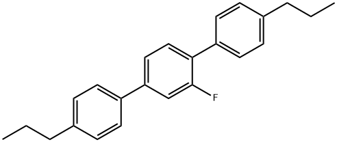 2'-氟-4,4''-二丙基-1,1':4',1''-三联苯 结构式