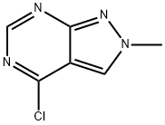 4-氯-2-甲基-2H-吡唑并[3,4-D]嘧啶 结构式