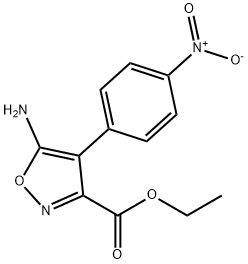 5-氨基-3-异恶唑羧酸乙酯 结构式