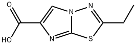 2-乙基咪唑并[2,1-B][1,3,4]噻二唑-6-羧酸 结构式