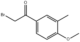 2-溴-1-(4-甲氧基-3-甲基苯基)乙-1-酮 结构式