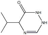 1,2,4-Triazin-6(1H)-one, 2,5-dihydro-5-(1-methylethyl)- 结构式