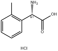 S-2-甲基苯甘氨酸盐酸盐 结构式