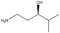 (R)-1-氨基-4-甲基戊-3-醇 结构式