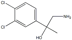1-amino-2-(3,4-dichlorophenyl)propan-2-ol 结构式