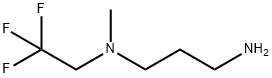 (3-氨基丙基)(甲基)(2,2,2-三氟乙基)胺 结构式