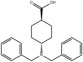 (1R,4R)-4-(二苄基氨基)环己烷-1-羧酸 结构式