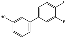 3-(3,4-DIFLUOROPHENYL)PHENOL 结构式