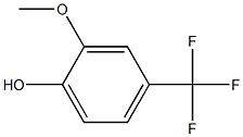 2-甲氧基-4-三氟甲基苯酚 结构式