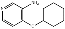 4-Cyclohexyloxy-pyridin-3-ylamine 结构式