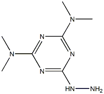6-肼基-N2,N2,N4,N4-四甲基-1,3,5-三嗪-2,4-二胺 结构式