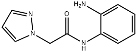 N-(2-Amino-phenyl)-2-pyrazol-1-yl-acetamide 结构式