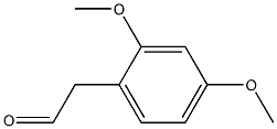 2-(2,4-dimethoxyphenyl)acetaldehyde 结构式