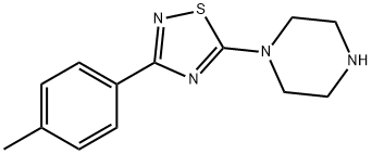 1-[3-(4-methylphenyl)-1,2,4-thiadiazol-5-yl]piperazine 结构式
