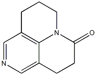 6-oxo-4,5,9,10-tetrahydro-6H,8H-pyrido[3,2,1-ij][1,6]naphthyridine 结构式