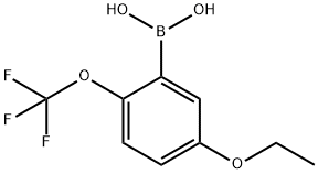 (5-乙氧基-2-(三氟甲氧基)苯基)硼酸 结构式