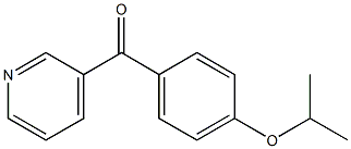 (4-propan-2-yloxyphenyl)-pyridin-3-ylmethanone 结构式