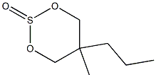 1,3,2-Dioxathiane,5-methyl-5-propyl-, 2-oxide 结构式