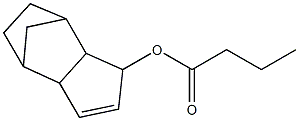 Butanoic acid,3a,4,5,6,7,7a-hexahydro-4,7-methano-1H-indenyl ester 结构式