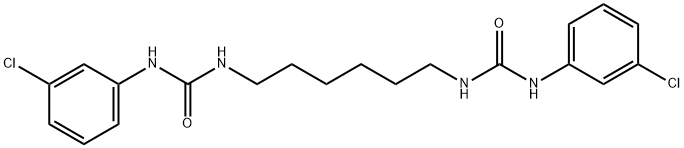 N',N'''-1,6-hexanediylbis[N-(3-chlorophenyl)urea] 结构式