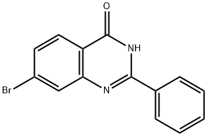 7-BROMO-2-PHENYL-1H-QUINAZOLIN-4-ONE 结构式