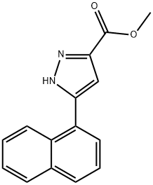 methyl 3-(naphthalen-1-yl)-1H-pyrazole-5-carboxylate 结构式