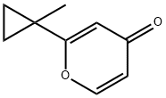 2-(1-METHYLCYCLOPROPYL)-4H-PYRAN-4-ONE 结构式