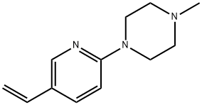 1-Methyl-4-(5-vinyl-pyridin-2-yl)-piperazine 结构式