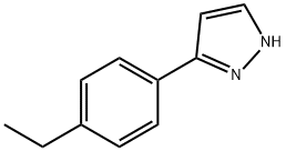 5-(4-ethylphenyl)-1H-pyrazole 结构式