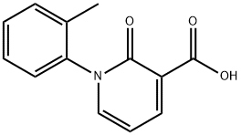 2-Oxo-1-o-tolyl-1,2-dihydro-pyridine-3-carboxylic acid 结构式