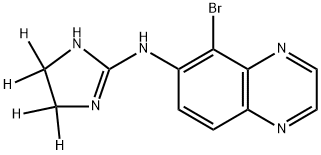 5-溴-N-（4,4,5,5-四氘-1H-咪唑-2-基）喹喔啉-6-胺 结构式