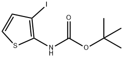 TERT-BUTYL (3-IODOTHIOPHEN-2-YL)CARBAMATE 结构式