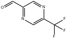 5-(trifluoromethyl)pyrazine-2-carbaldehyde 结构式