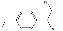 Benzene,1-(1,2-dibromopropyl)-4-methoxy- 结构式