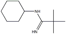 1-叔丁基-3-环己基碳二亚胺 结构式