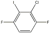 2-氯-1,4-二氟-3-碘苯 结构式