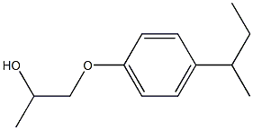 2-Propanol,1-[4-(1-methylpropyl)phenoxy]- 结构式