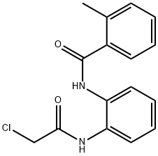 N-[2-(2-Chloro-acetylamino)-phenyl]-2-methyl-benzamide 结构式