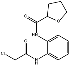 Tetrahydro-furan-2-carboxylic acid [2-(2-chloro-acetylamino)-phenyl]-amide 结构式